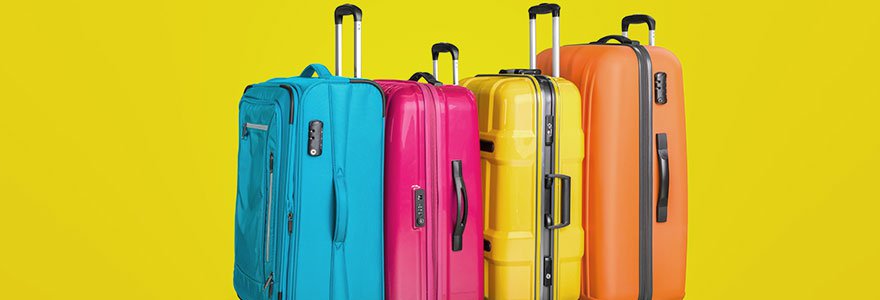 Achat de bagages pour voyage trouver un format familial