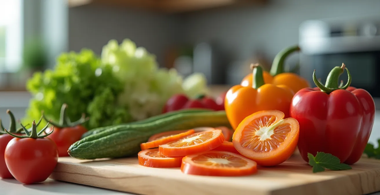 Cuisine équipée moderne avec ustensiles et électroménager dans un appart'hôtel