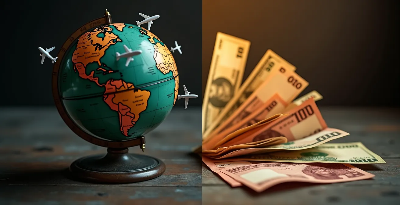 Illustration montrant la différence entre point de vente et point de présence dans la tarification aérienne